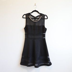 Black Mesh Dress